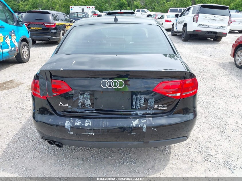 2010 AUDI A4 auction photo 6