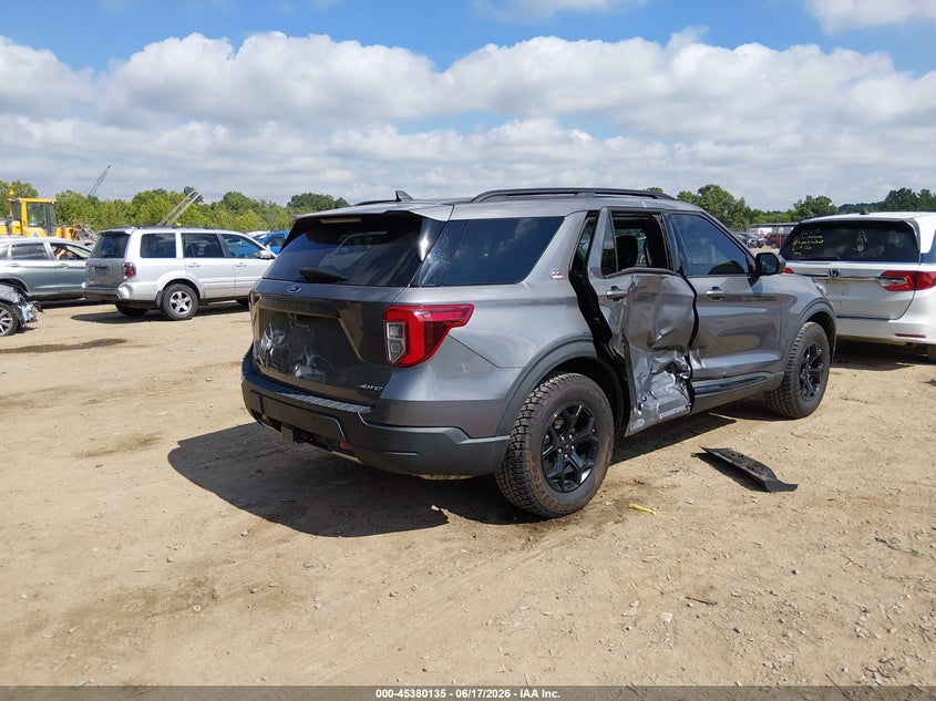 Vin: 1fmsk8jh9nga80706, lot: 45878130, ford explorer timberline 20224