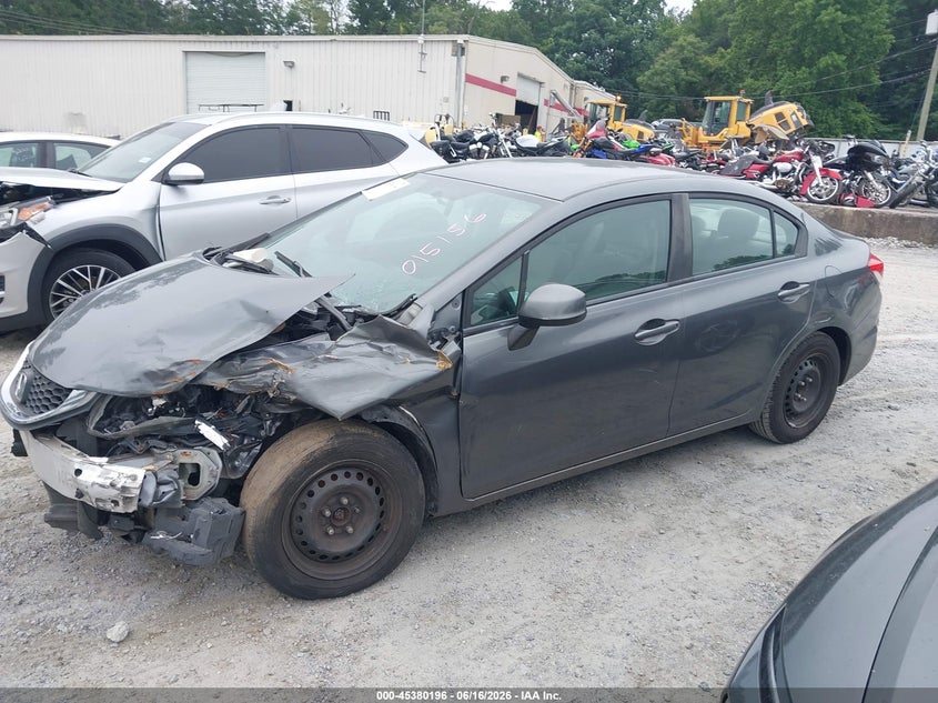 2013 Honda Civic Lx 19XFB2F55DE015156 photo 1