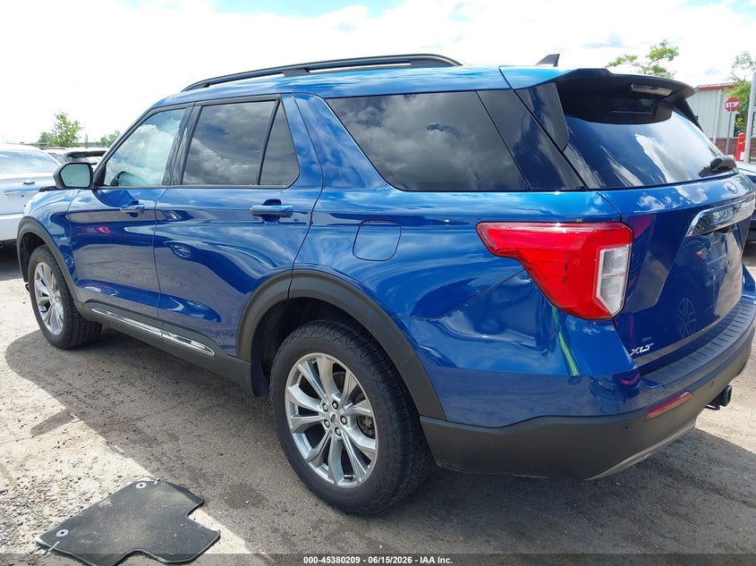 Vin: 1fmsk8dh8ngc48539, lot: 45878204, ford explorer xlt 20223