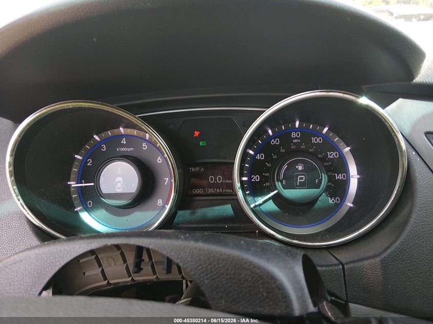 2012 HYUNDAI SONATA SEDAN 2.4L I-4 DI, DOHC, VVT, 190HP