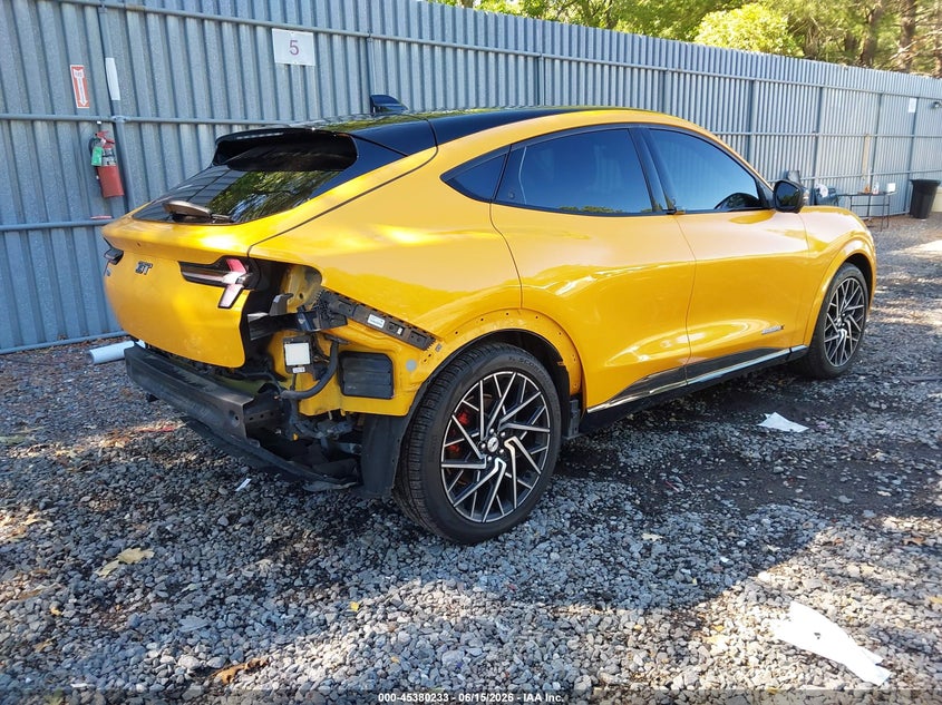 Vin: 3fmtk4sx1mme03718, lot: 45878228, ford mustang mach-e gt 20214