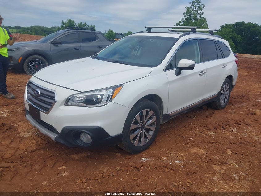 Vin: 4s4bsatc6h3425579, lot: 45878262, subaru outback 2.5i touring 20172