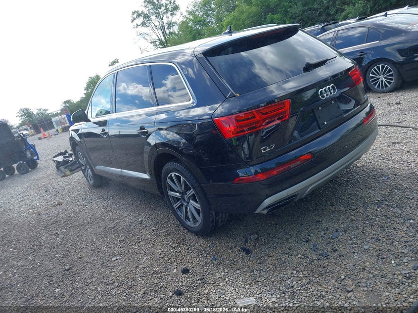 Vin: wa1labf71hd029550, lot: 45878263, audi q7 3.0t premium 20173