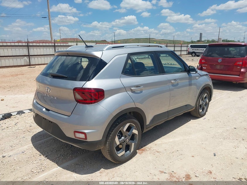 Vin: kmhrc8a34tu472670, lot: 45878344, hyundai venue sel 20264