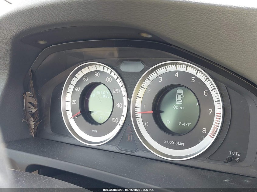 2012 VOLVO S60 SEDAN 2.5L I-5 DOHC, VVT, TURBO, 250HP