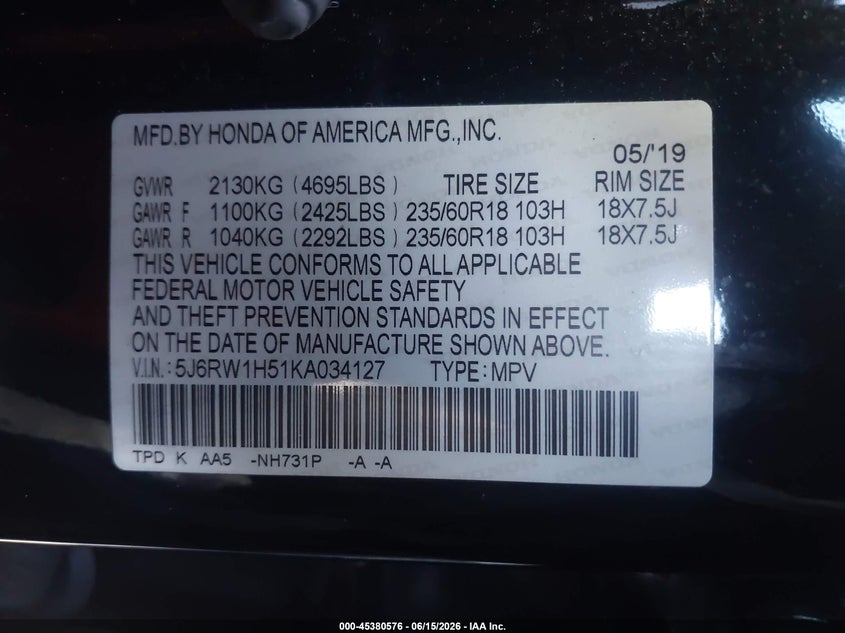 AtlanticExpress - Honda CR-V