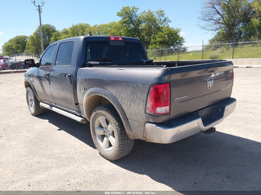 Vin: 1c6rr7lt6gs357345, lot: 45878612, ram 1500 outdoorsman 20163