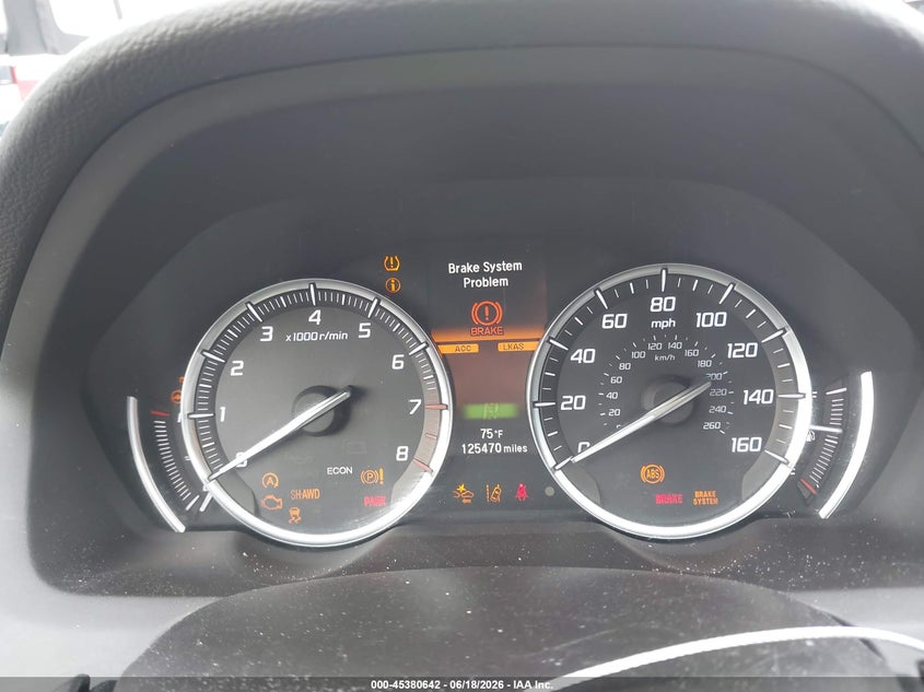 2018 Acura Tlx Tech Pkg VIN: 19UUB3F51JA005737 Lot: 45380642