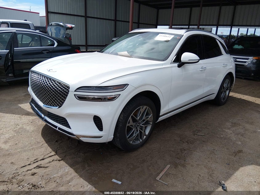 Vin: kmumadtb2nu075976, lot: 45878647, genesis gv70 2.5t awd 20222