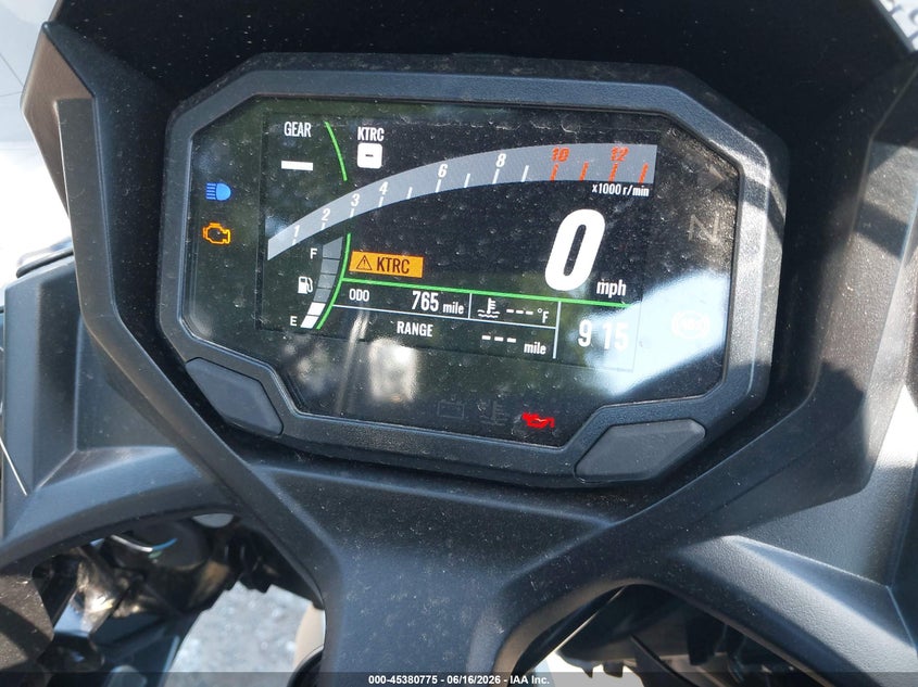 2025 Kawasaki Ex650 P VIN: ML5EXEP18SDAD7332 Lot: 45380775