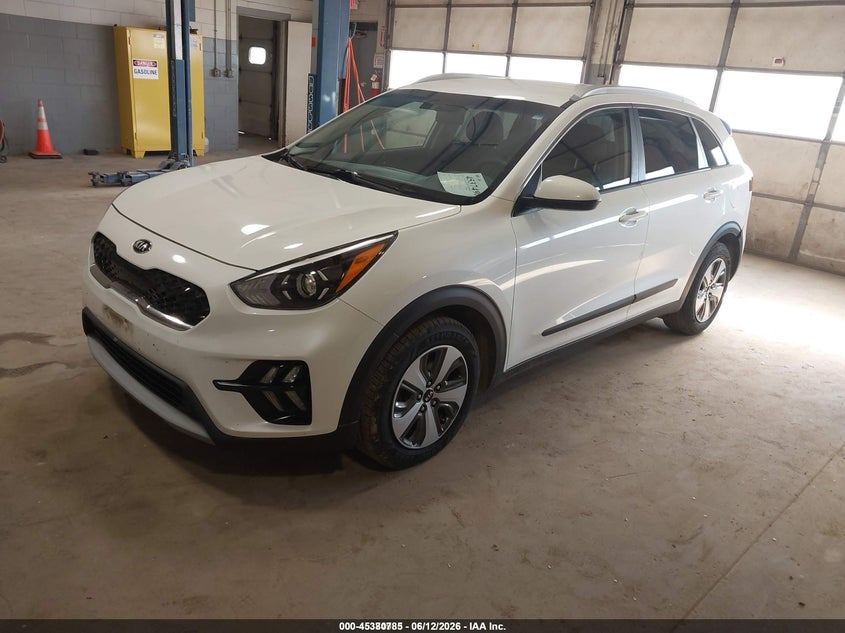 Vin: kndcb3lc9l5422774, lot: 45878780, kia niro lx 20202