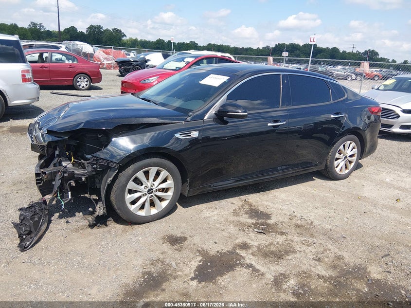 Vin: 5xxgt4l31jg236322, lot: 45878912, kia optima s 20182