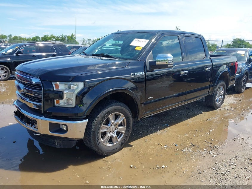 2016 Ford F-150 Lariat 1FTEW1EG0GFD15078 photo 1