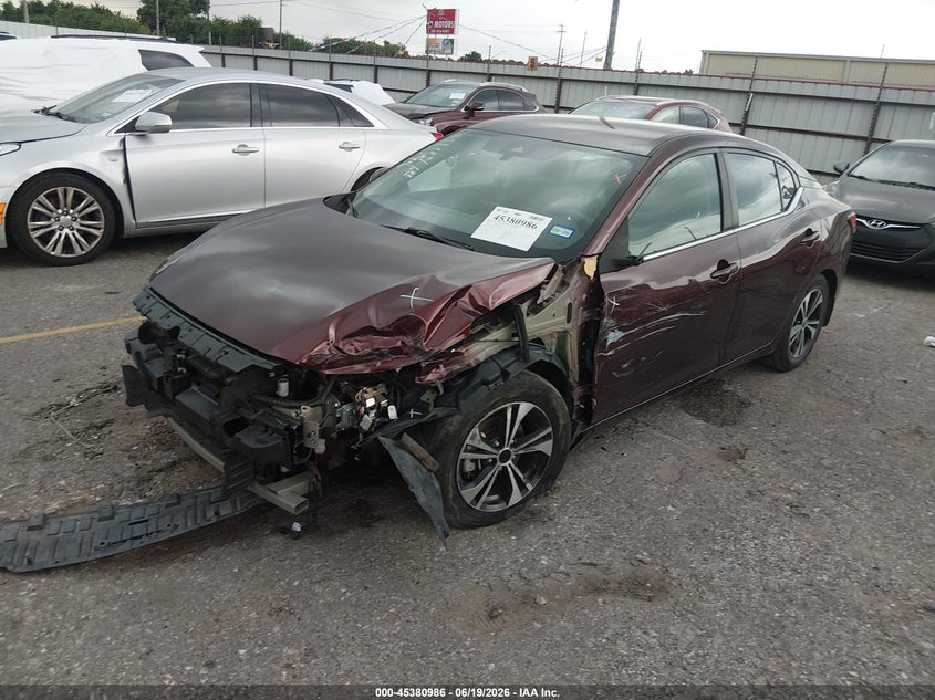 2021 NISSAN SENTRA auction photo 2