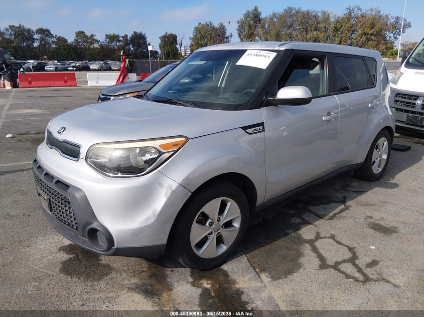 Vin: kndjn2a22g7830076, lot: 45878988, kia soul 20162