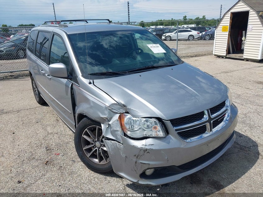 Vin: 2c4rdgcg8hr863272, lot: 45879082, dodge grand caravan sxt 2017 img_1