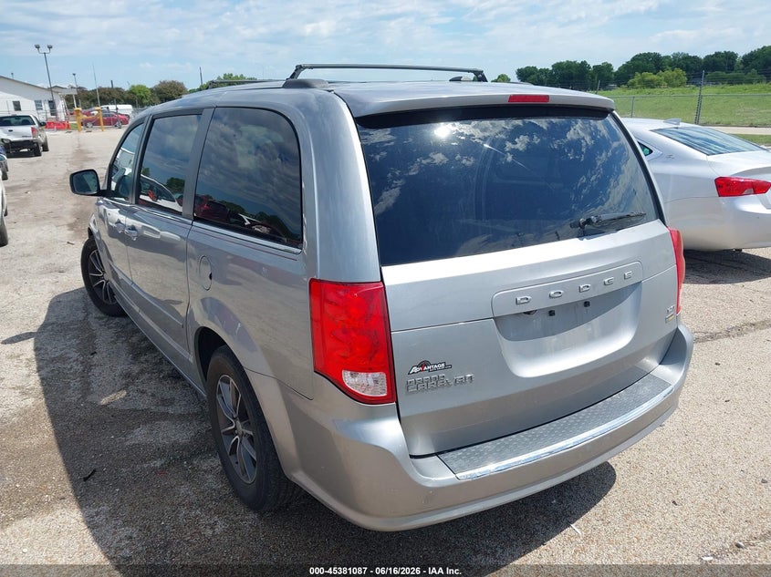 Vin: 2c4rdgcg8hr863272, lot: 45879082, dodge grand caravan sxt 20173