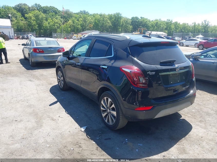 Vin: kl4cjasb6kb906475, lot: 45879093, buick encore fwd preferred 20193