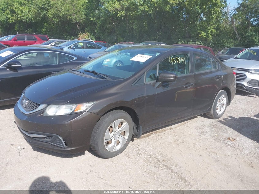 2HGFB2F54EH511167 2014 HONDA CIVIC LX photo 1