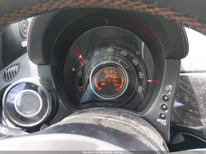 2013 Fiat 500 Abarth VIN: 3C3CFFFH0DT514200 Lot: 45381113