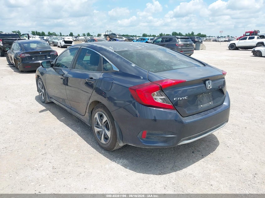 VIN 2HGFC2F61KH505019 2019 HONDA CIVIC LX
