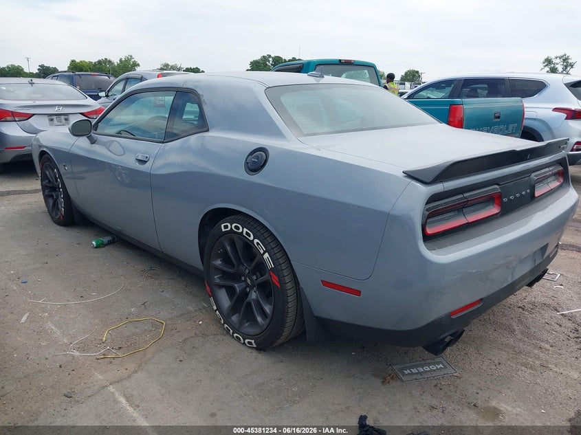 Vin: 2c3cdzfj4nh125094, lot: 45879229, dodge challenger r/t scat pack 20223