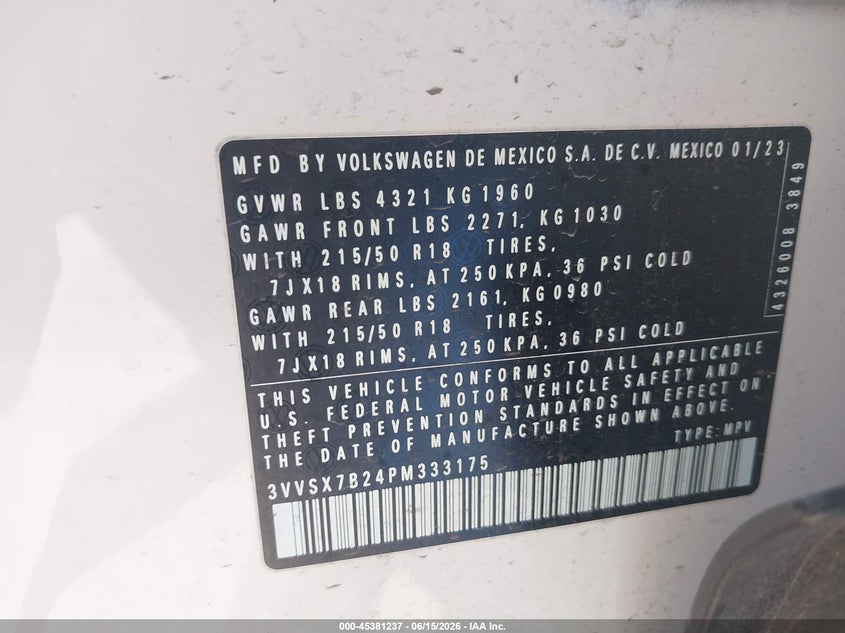 2023 VOLKSWAGEN TAOS 1.5T SE — Photo 9