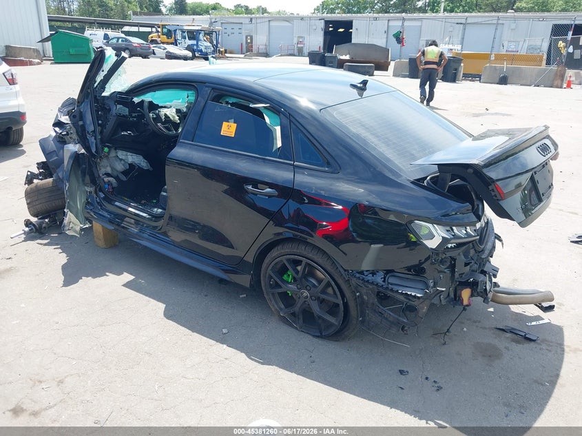 Vin: wuag4dgy4ra906782, lot: 45879255, audi rs 3 tfsi quattro s tronic 20243