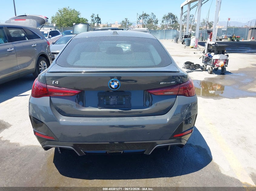 2025 BMW I4 Gran Coupe Edrive40 VIN: WBY23HD01SFU94229 Lot: 45381271