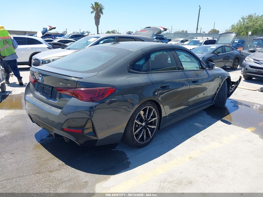 Vin: wby23hd01sfu94229, lot: 45879266, bmw i4 gran coupe edrive40 20254