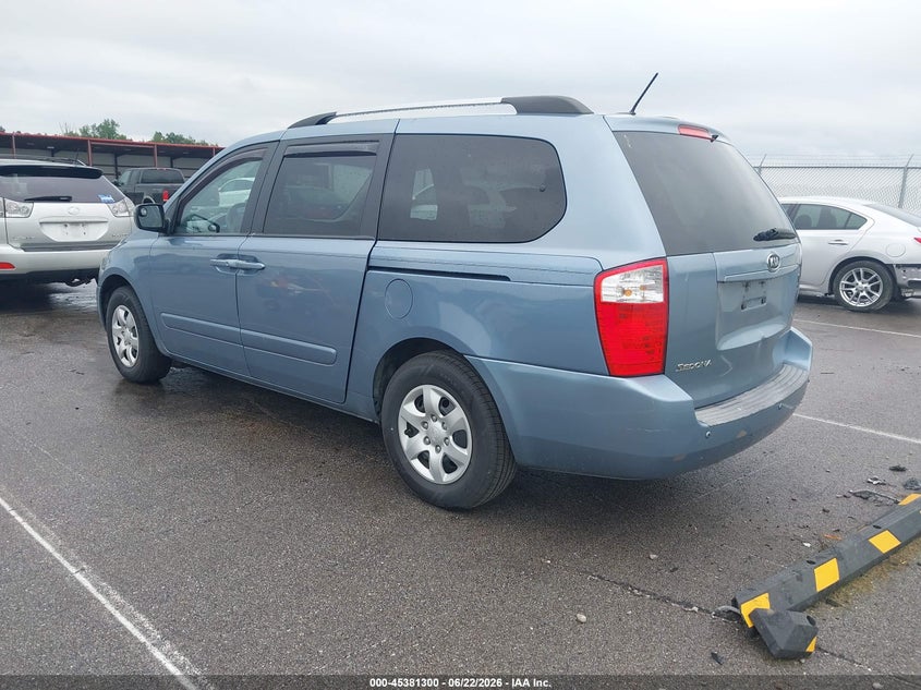 Vin: kndmg4c31a6342596, lot: 45879295, kia sedona lx 20103