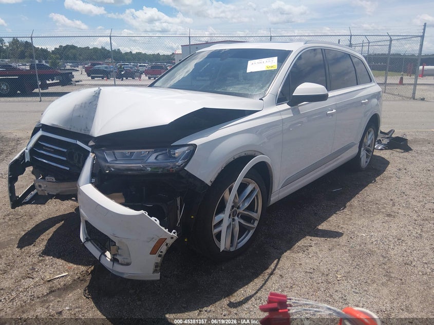 Vin: wa1vaaf72jd020249, lot: 45879352, audi q7 3.0t premium 20182