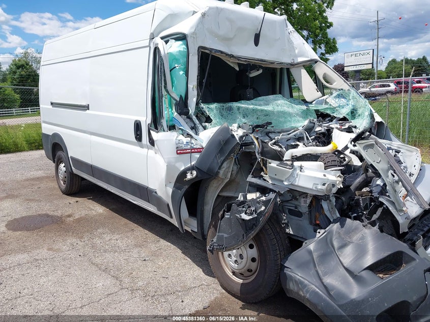 Vin: 3c6lrvdg6ne125307, lot: 45879355, ram promaster 2500 high roof 159 wb 2022 img_1