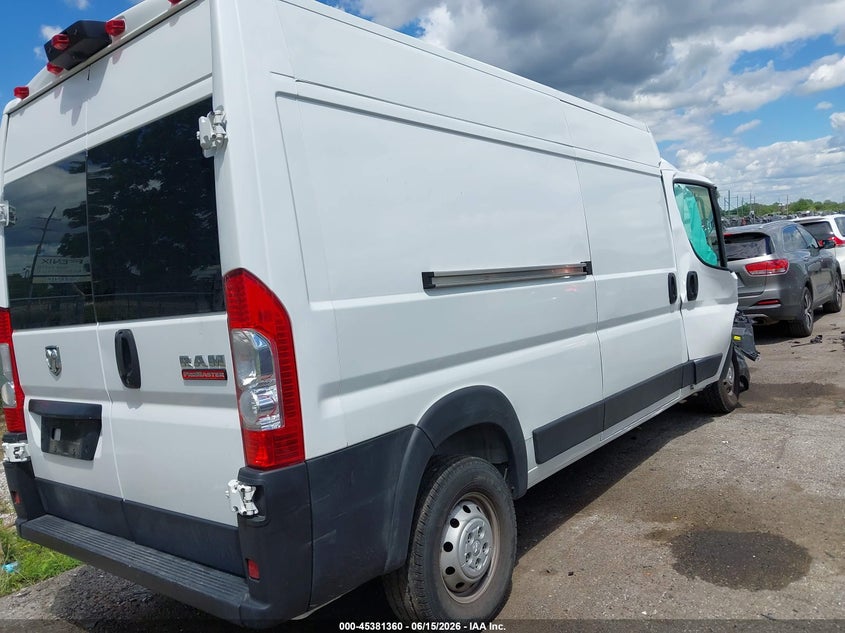 Vin: 3c6lrvdg6ne125307, lot: 45879355, ram promaster 2500 high roof 159 wb 20224
