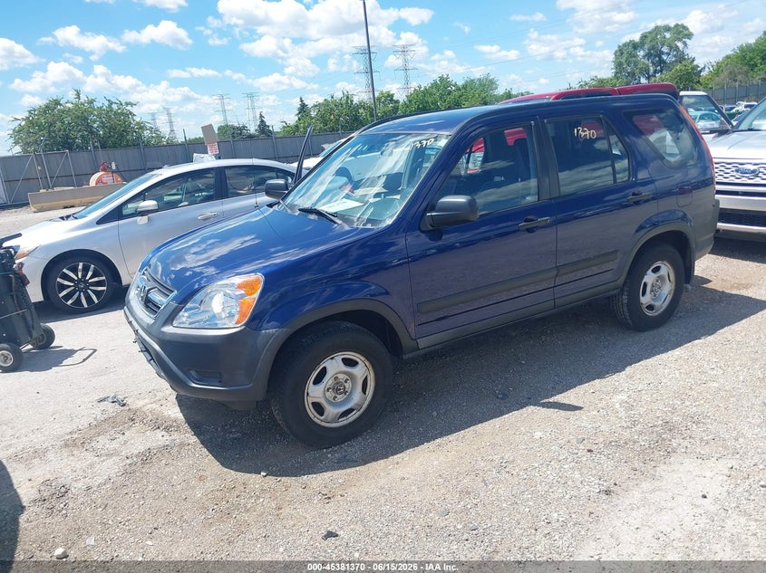 2002 Honda Cr-V Lx JHLRD78442C034152 photo 1