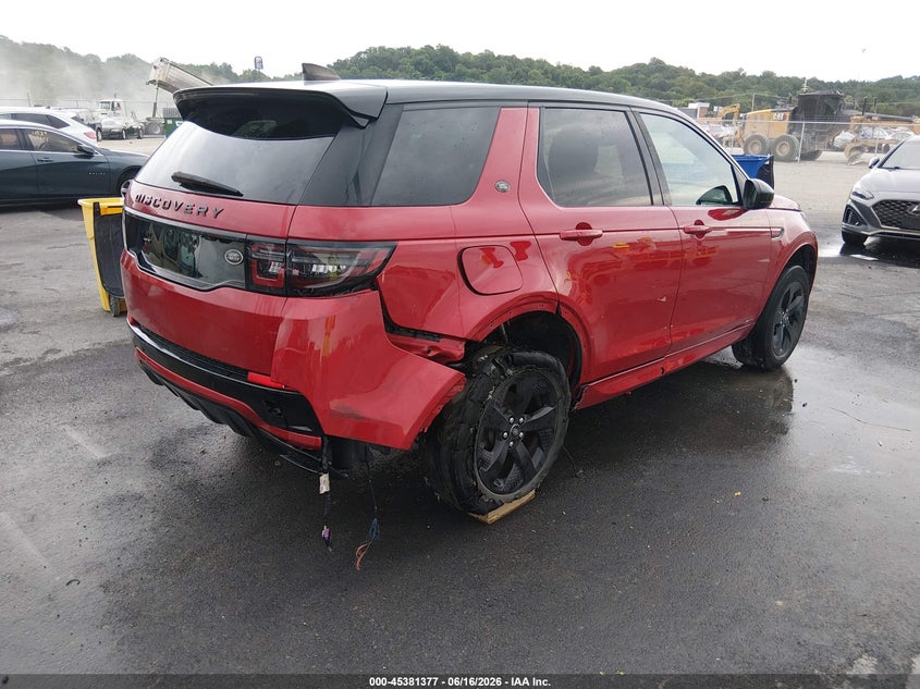 2020 LAND ROVER DISCOVERY SPORT auction photo 4