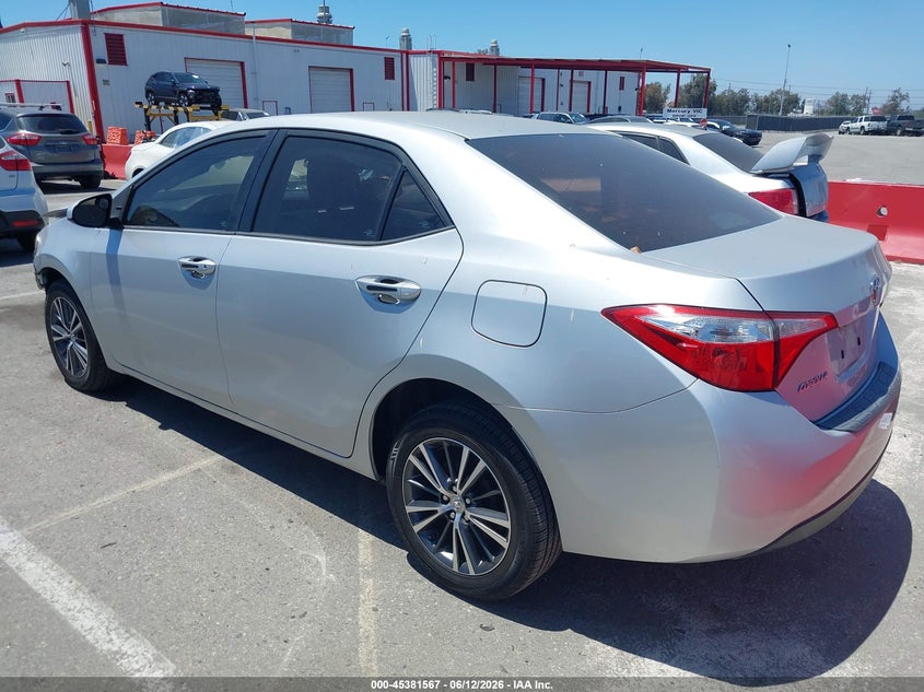 2016 TOYOTA COROLLA SEDAN 1.8L I-4 DOHC, VVT, 132HP