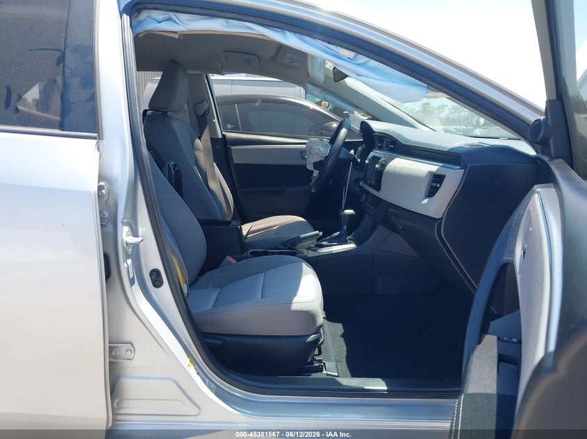2016 TOYOTA COROLLA SEDAN 1.8L I-4 DOHC, VVT, 132HP