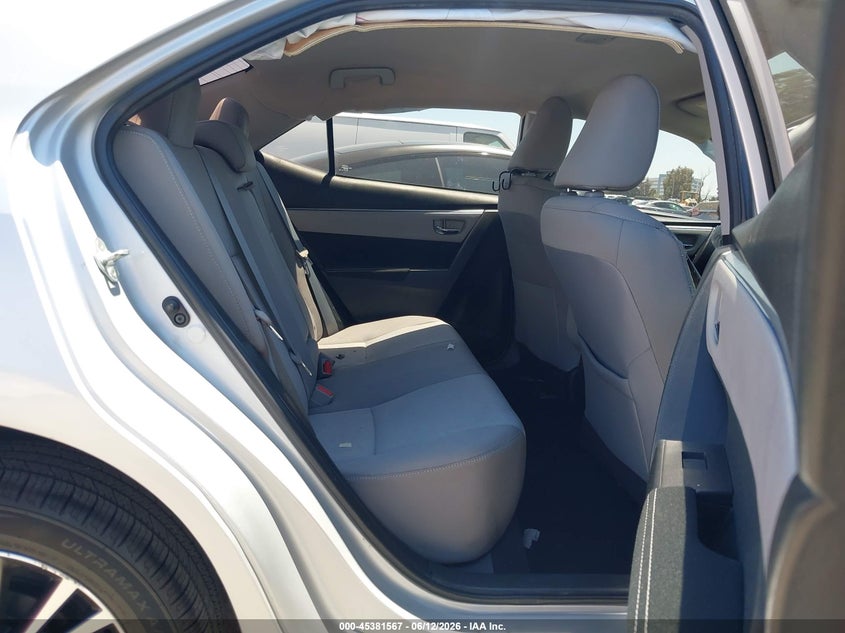 2016 TOYOTA COROLLA SEDAN 1.8L I-4 DOHC, VVT, 132HP
