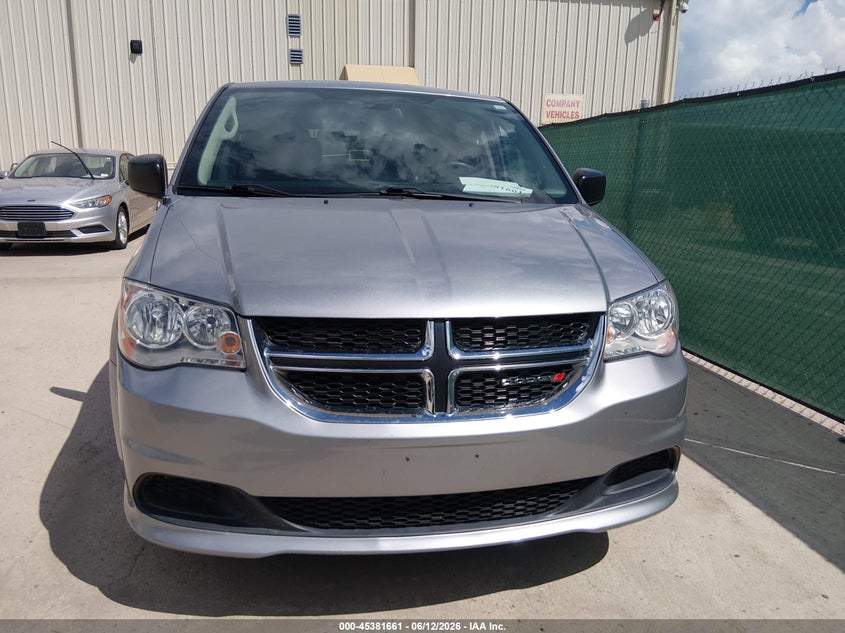 2018 Dodge Grand Caravan Se VIN: 2C4RDGBG2JR296662 Lot: 45381661