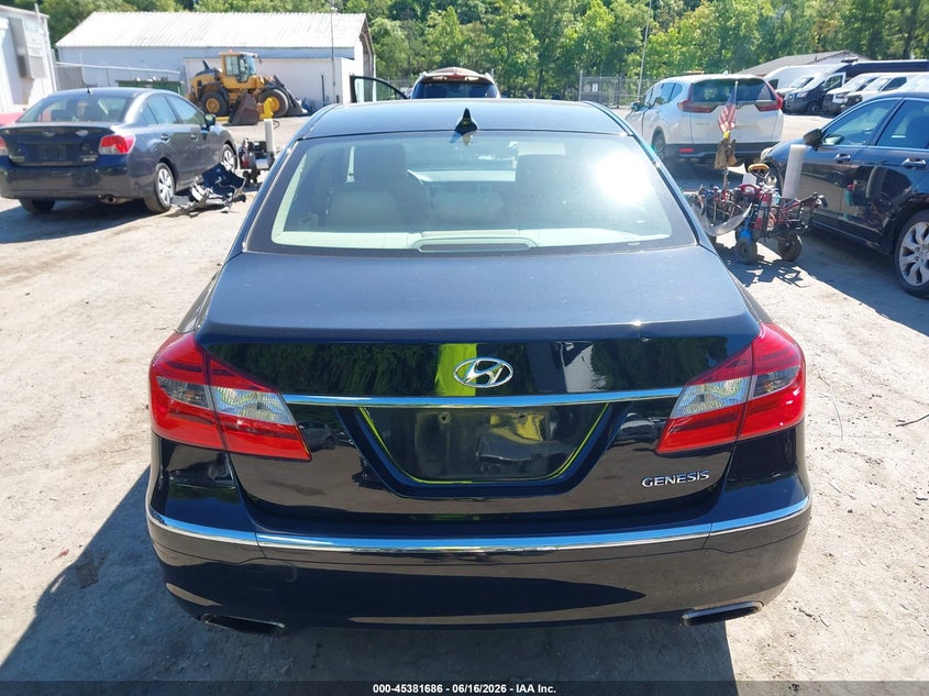 2012 Hyundai Genesis 3.8 VIN: KMHGC4DD6CU198571 Lot: 45381686