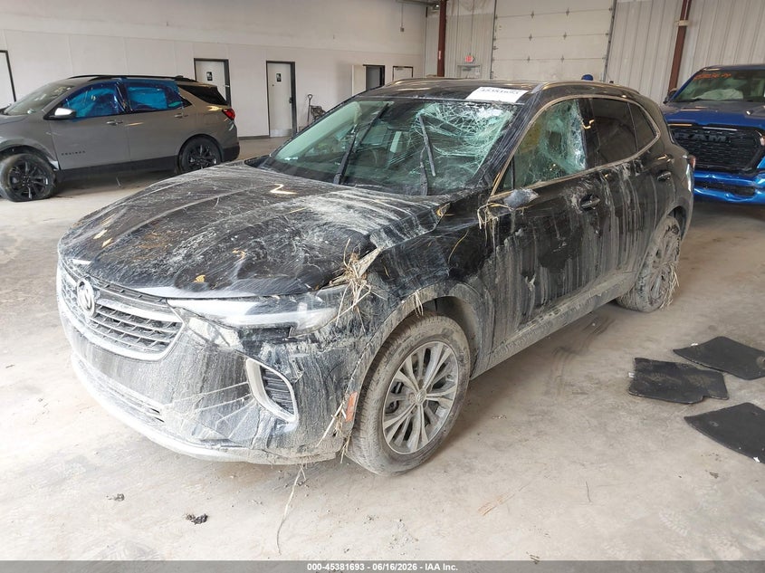 2022 Buick Envision Fwd Preferred VIN: LRBAZLR4XND141528 Lot: 45381693