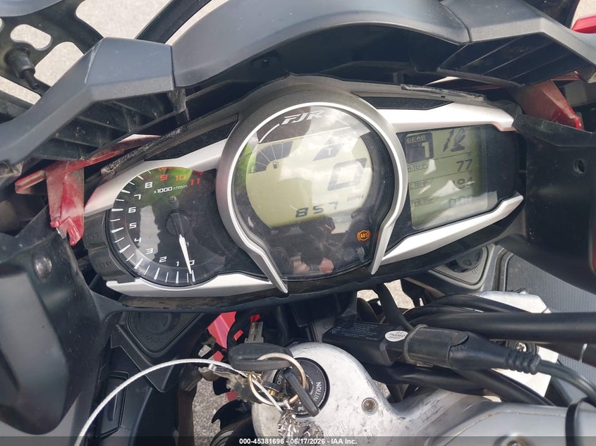 2014 Yamaha Fjr1300 A VIN: JYARP24E1EA001966 Lot: 45381696