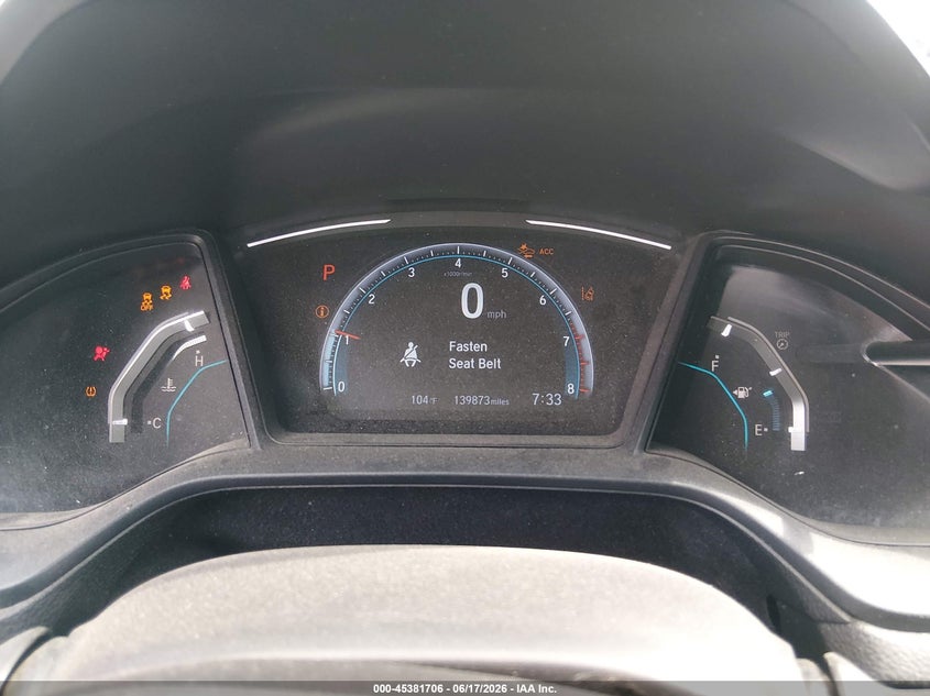 2019 Honda Civic Lx VIN: 2HGFC2F68KH520147 Lot: 45381706