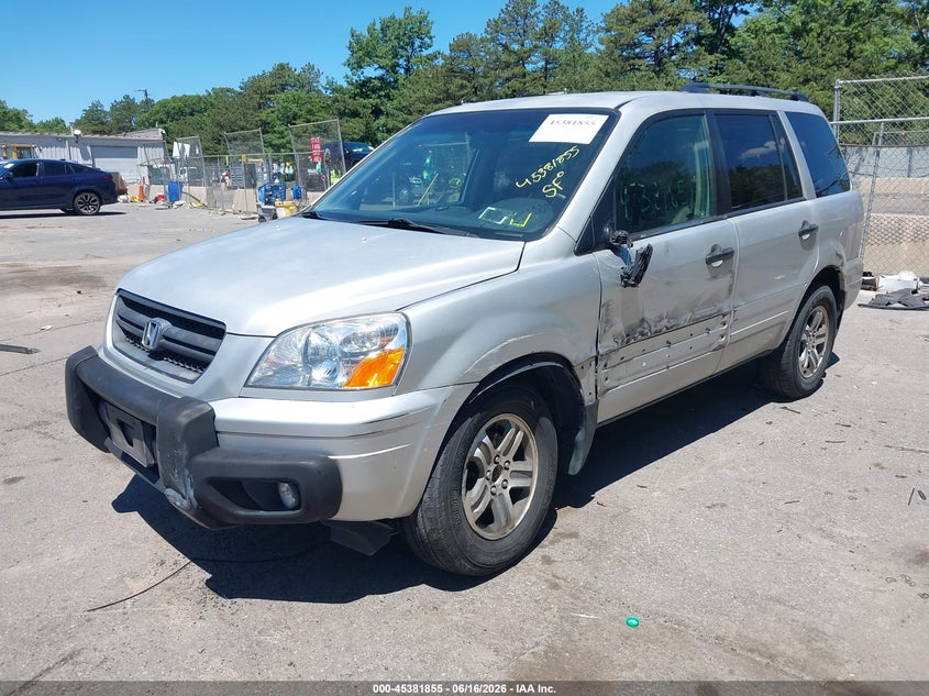 HONDA PILOT 2004 VIN 2HKYF18434H564684