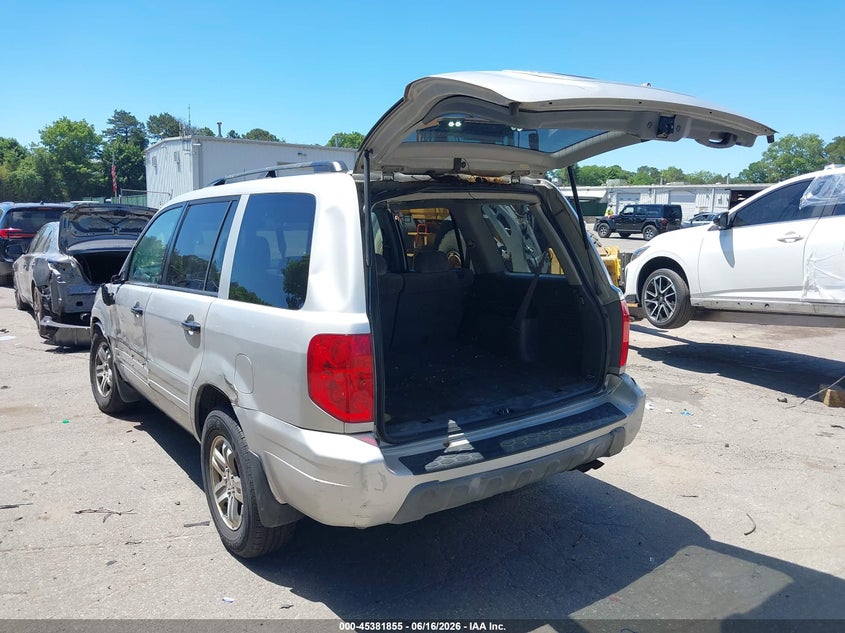 HONDA PILOT 2004 VIN 2HKYF18434H564684