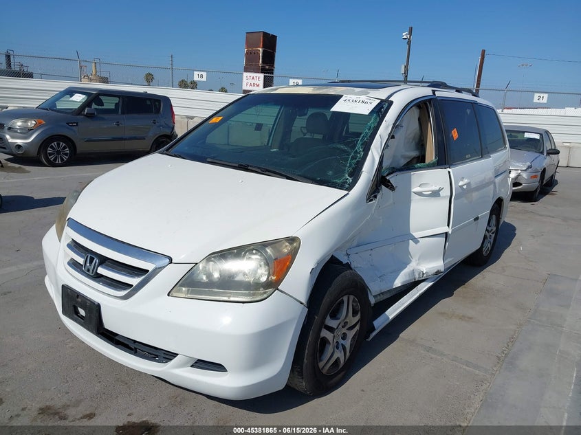 2006 Honda Odyssey Ex-L 5FNRL38746B444378 photo 1