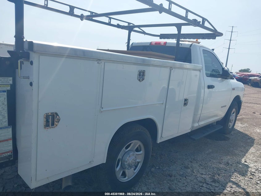 Vin: 3c7wr4aj1lg302592, lot: 45879964, ram 2500 tradesman  4x2 8' box 20204