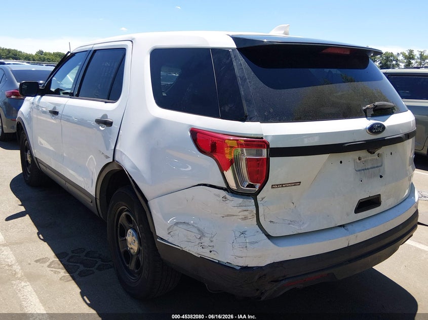 Vin: 1fm5k8ar7hgb22557, lot: 45880075, ford utility police interceptor 20173